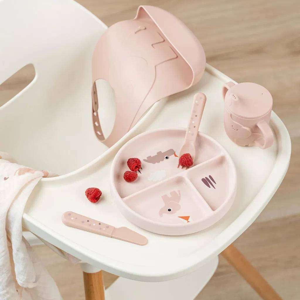 Stick & Stay Compartment Plate - Playground