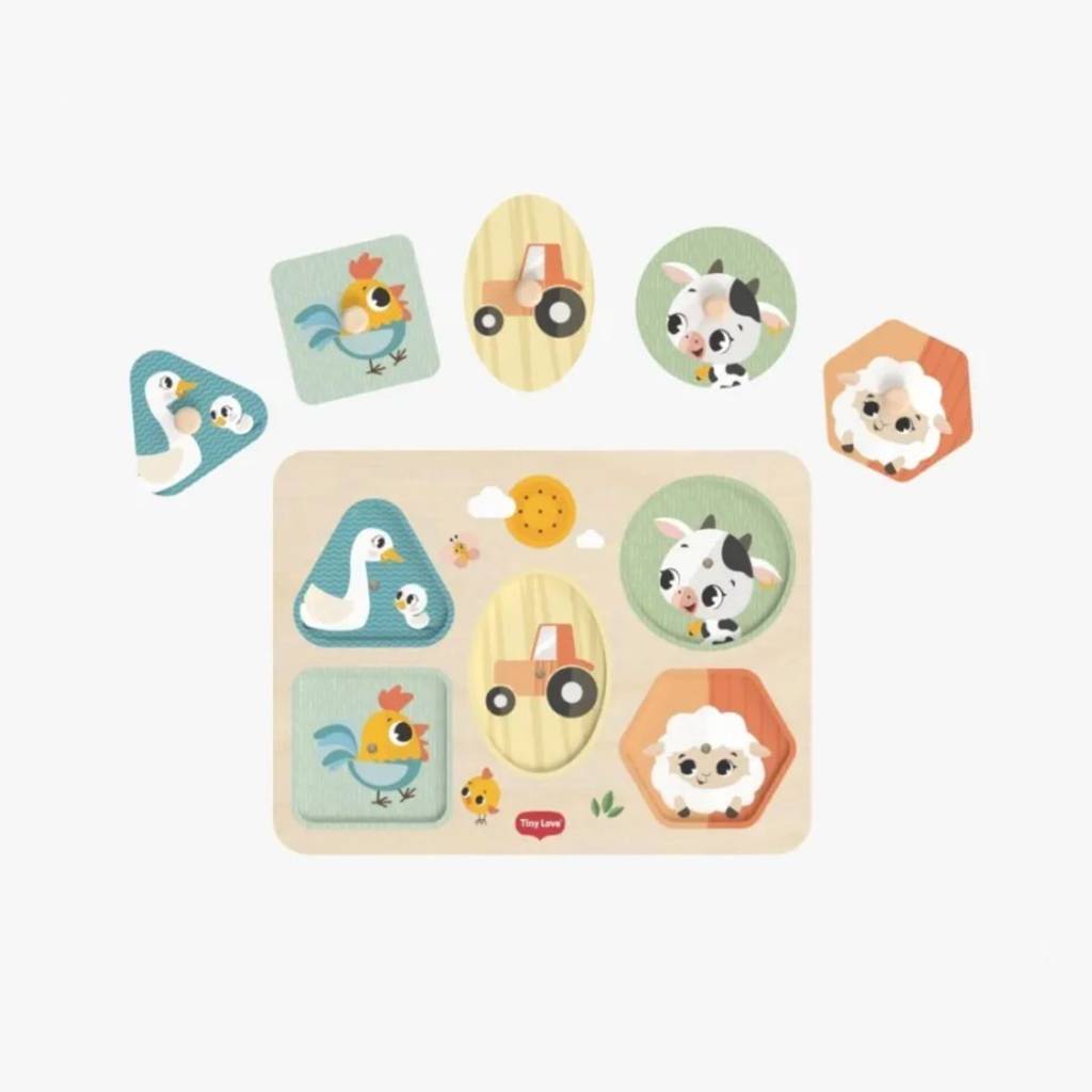 Wood Musical Puzzle - Farmers