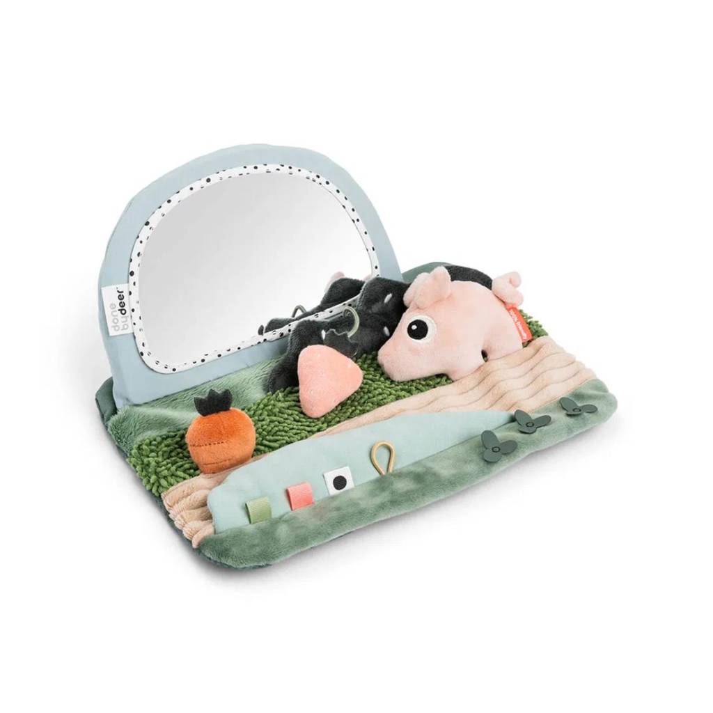 Tummy Time Sensory Mirror - Tiny Farm
