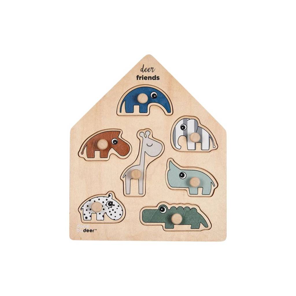 Peg Puzzle - Deer Friends
