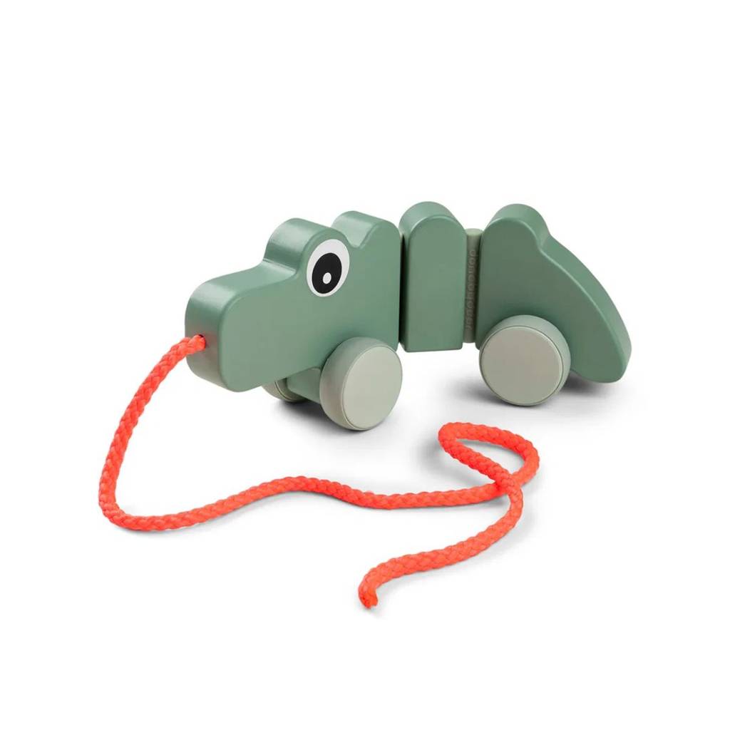 Pull Along Wiggle Toy - Croco Green