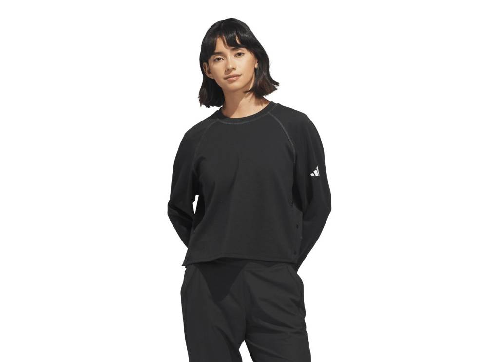 Beyond The Course Side-snap Twistweave Sweatshirt
