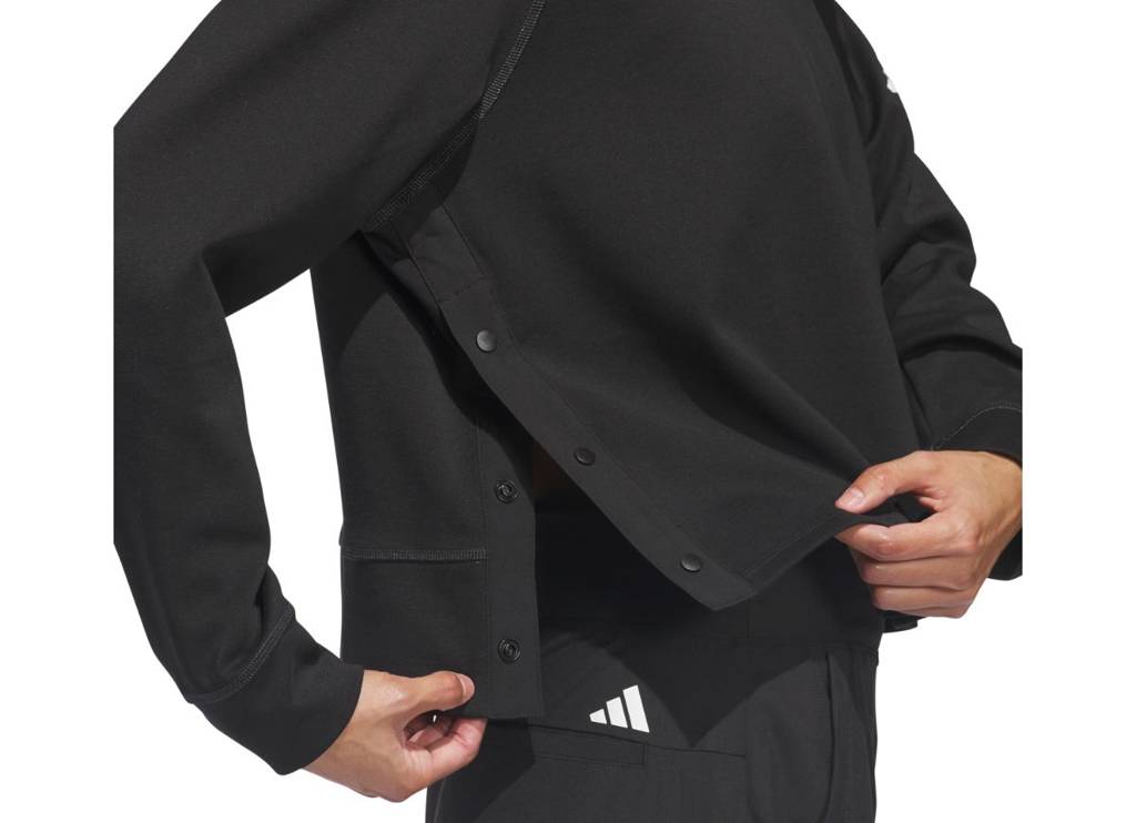 Beyond The Course Side-snap Twistweave Sweatshirt