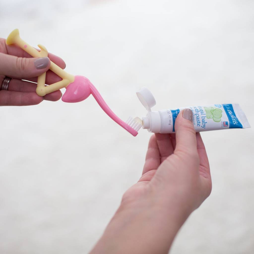 Tannbursti Toddler Flamingo