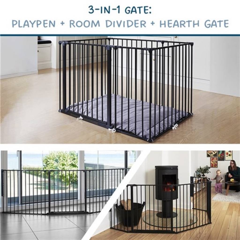 Playpen Olaf Rectangle - Black