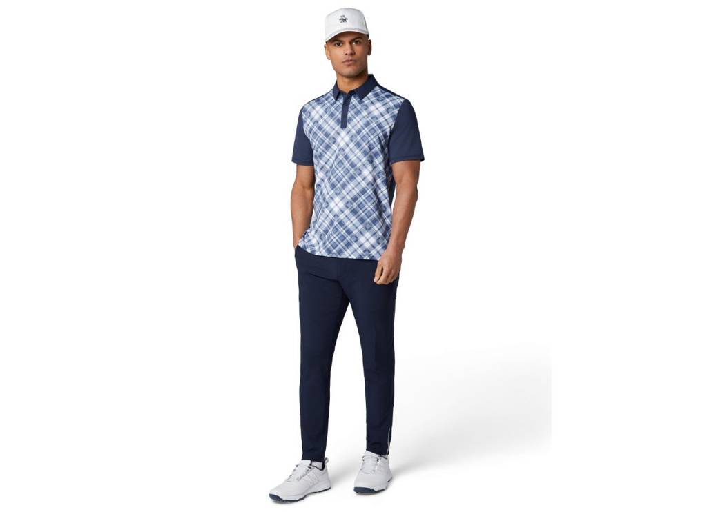 50’S Block madras plaid polo