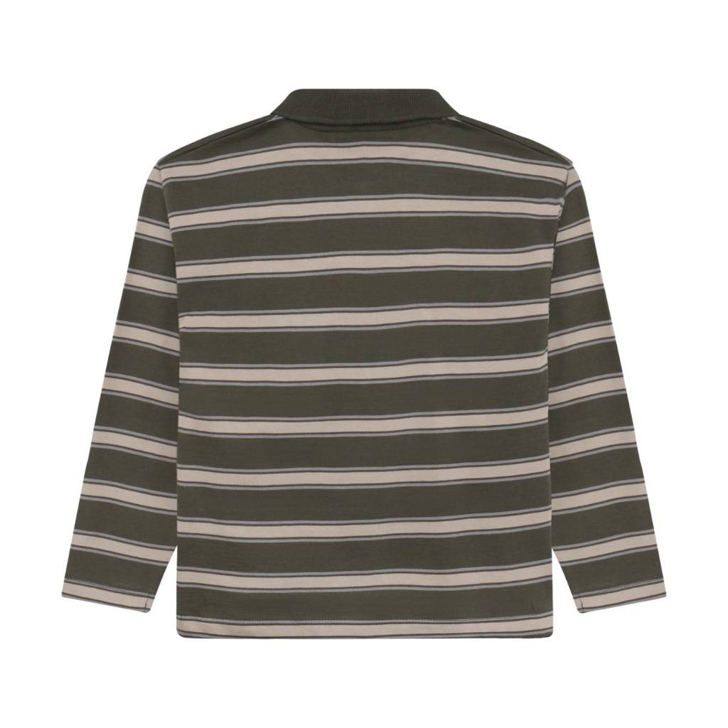 Long-sleeved polo T-shirt