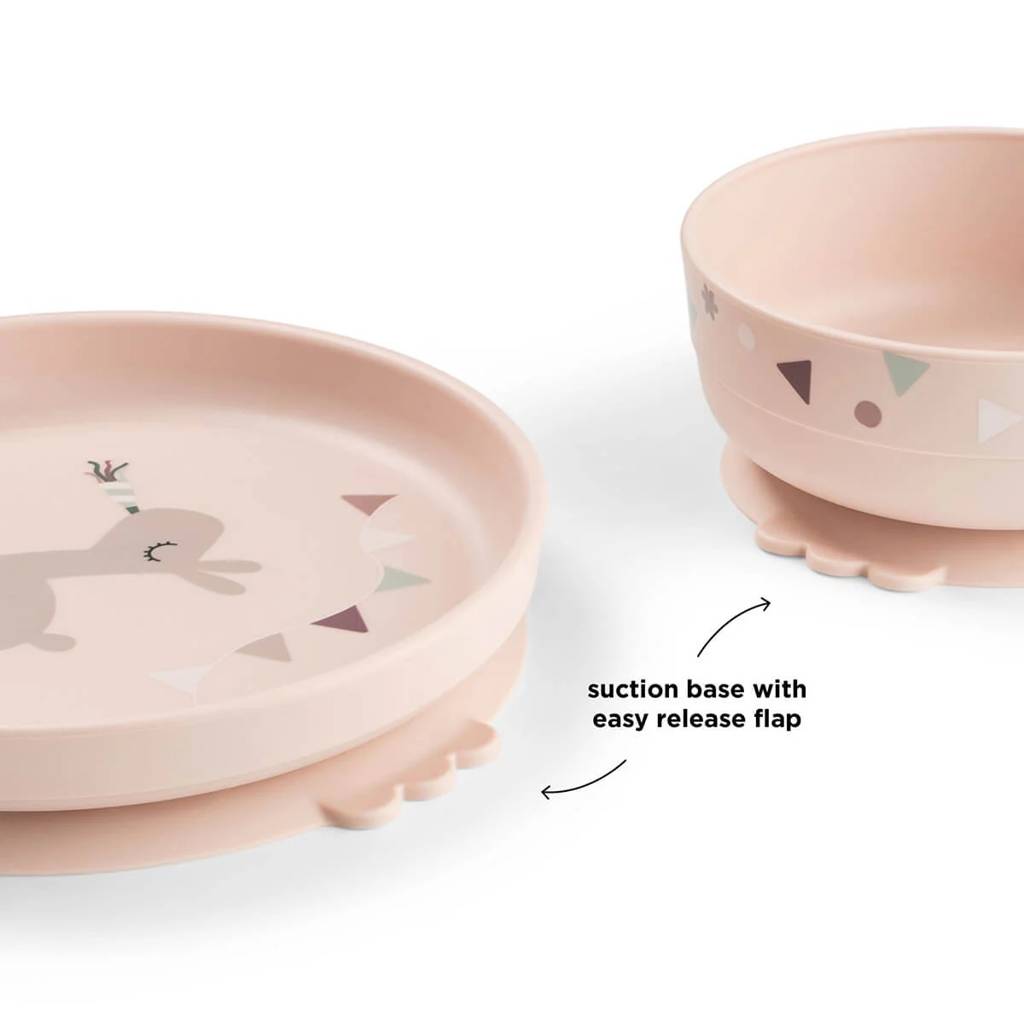 Foodie Dinner Set w/suction - Celebration