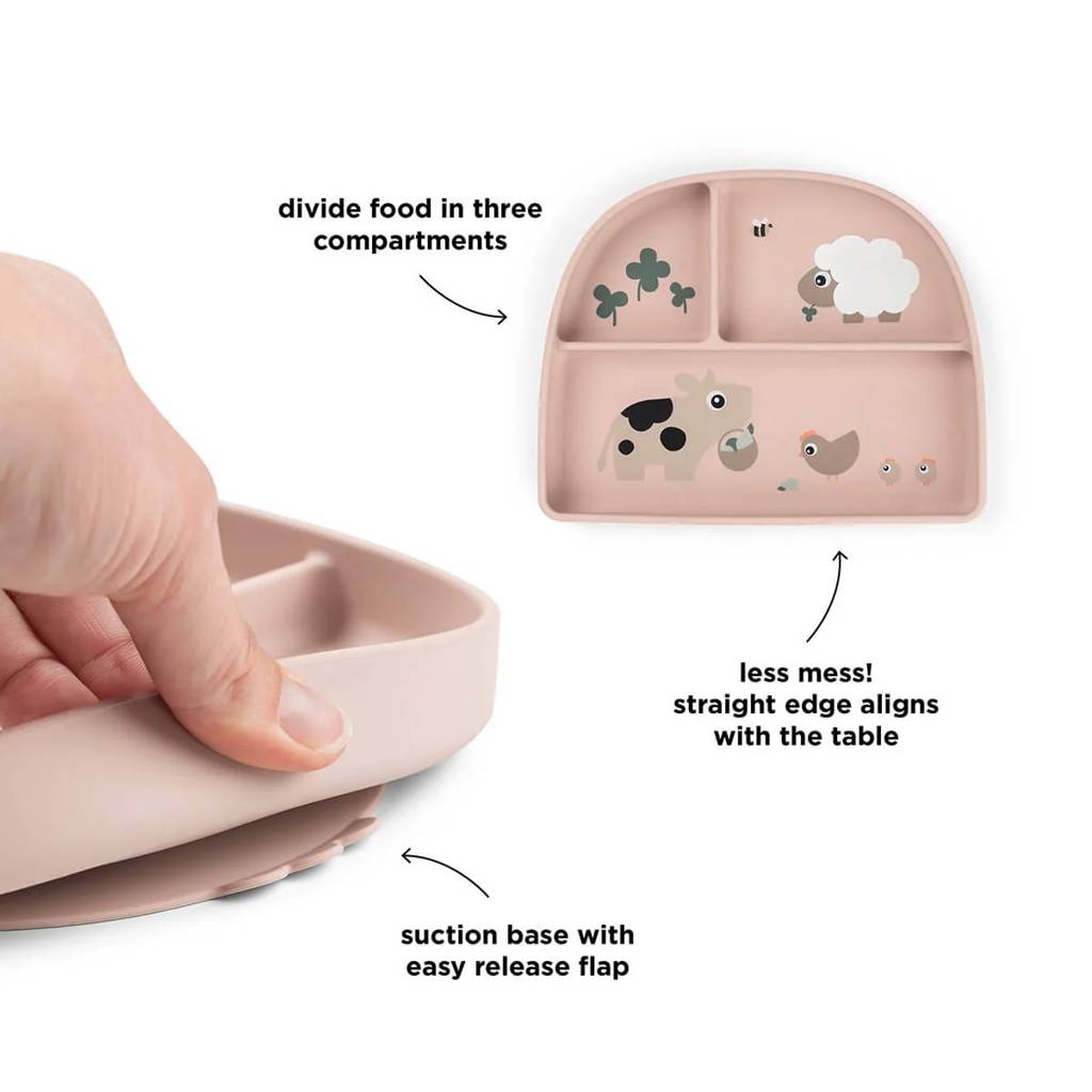 Stick&Stay Compartment Plate – Tiny Farm