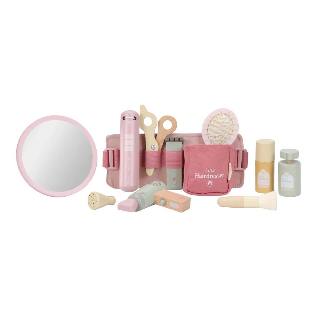 Wooden Barber Set