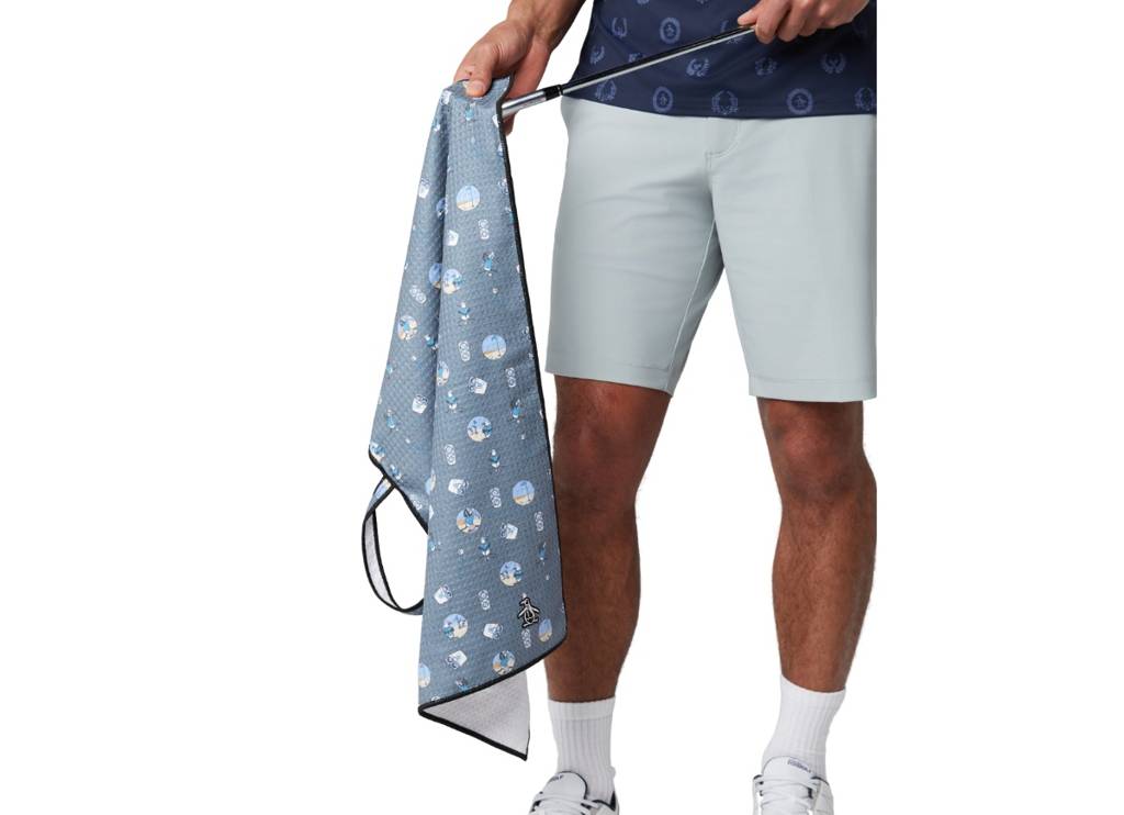 View finder pete printed golf towel