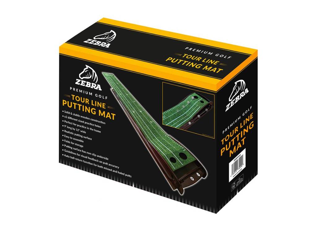 Zebra Dlx Wooden Putting Mat